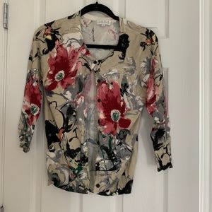 Floral cardigan
